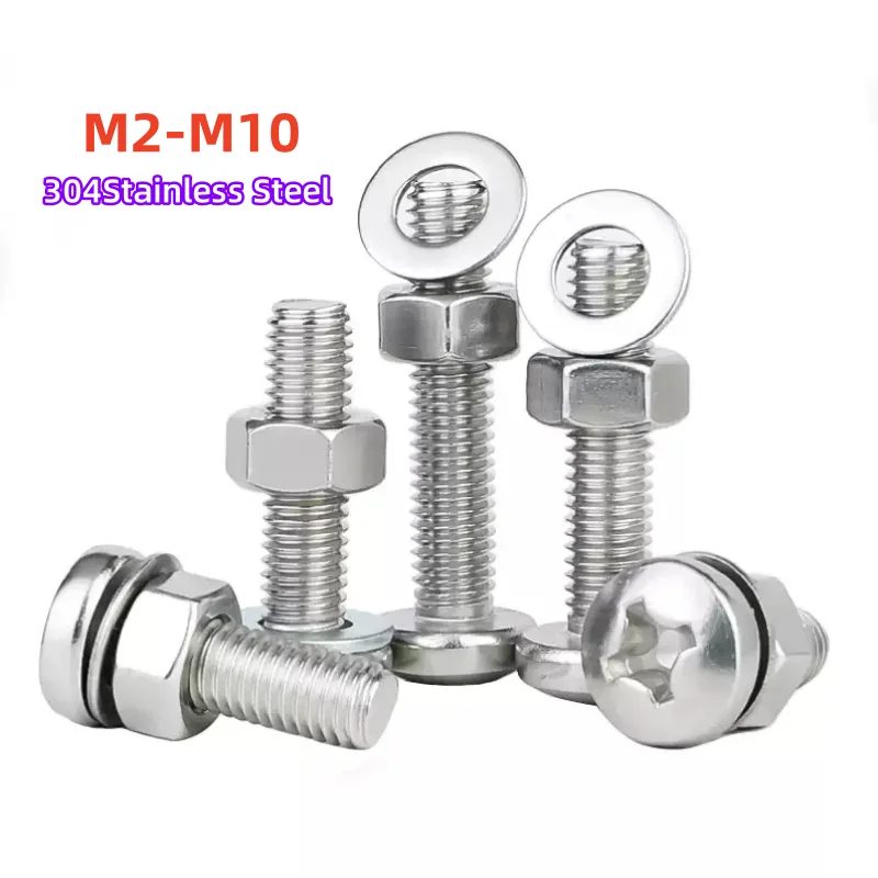 Paella Pan Steel - Phillips Pan Head Screw M2-M10 Three-Piece
