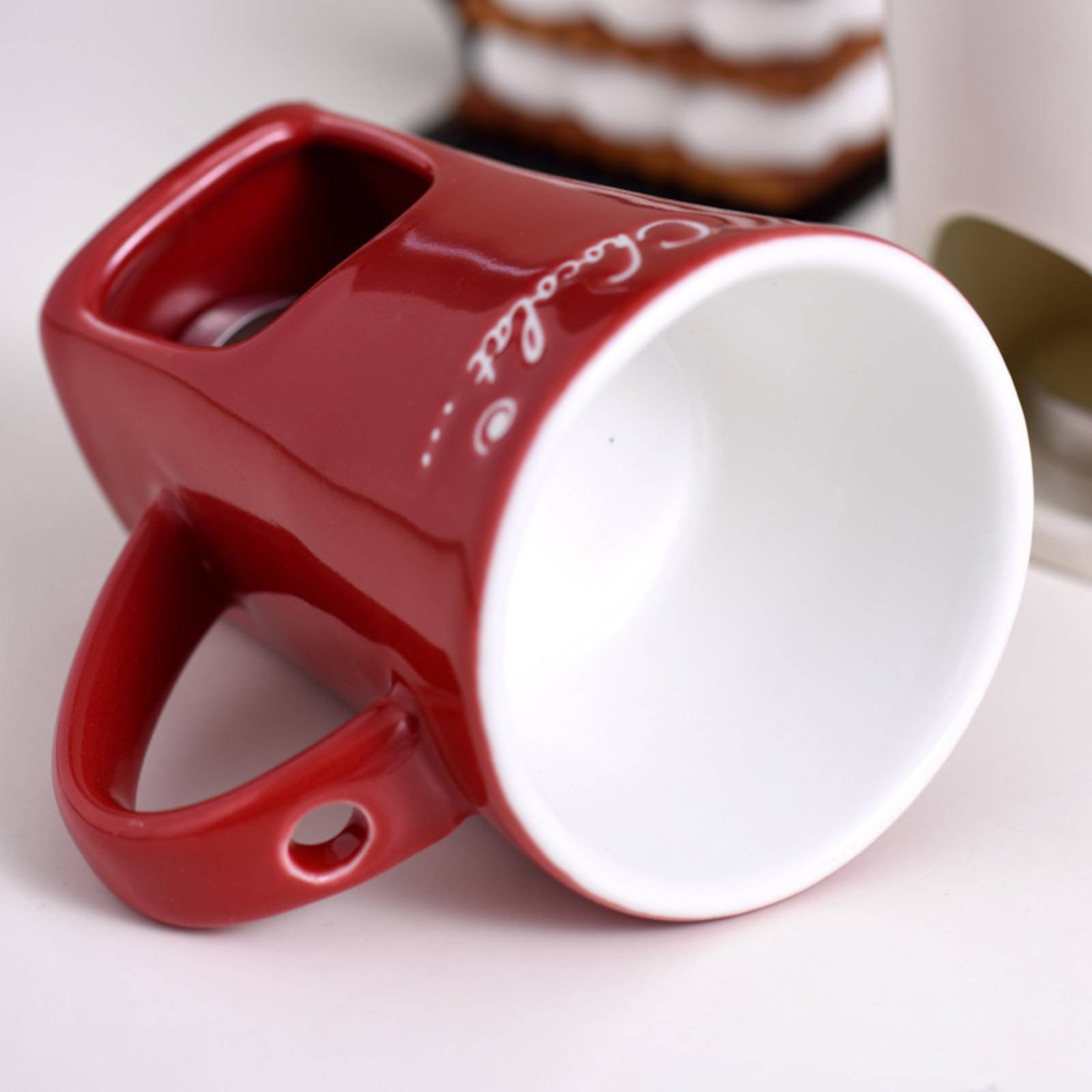 Fondue Pot Ceramic - Chocolate Fondue Mug Versatile Chocolate Melting