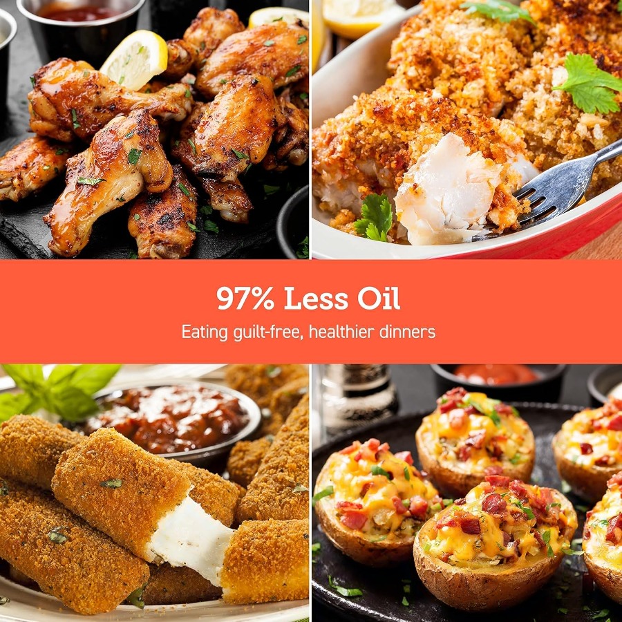 4 Qt Smart Air Fryer with 7 Co - مراجعة Home Cooking App وسعره