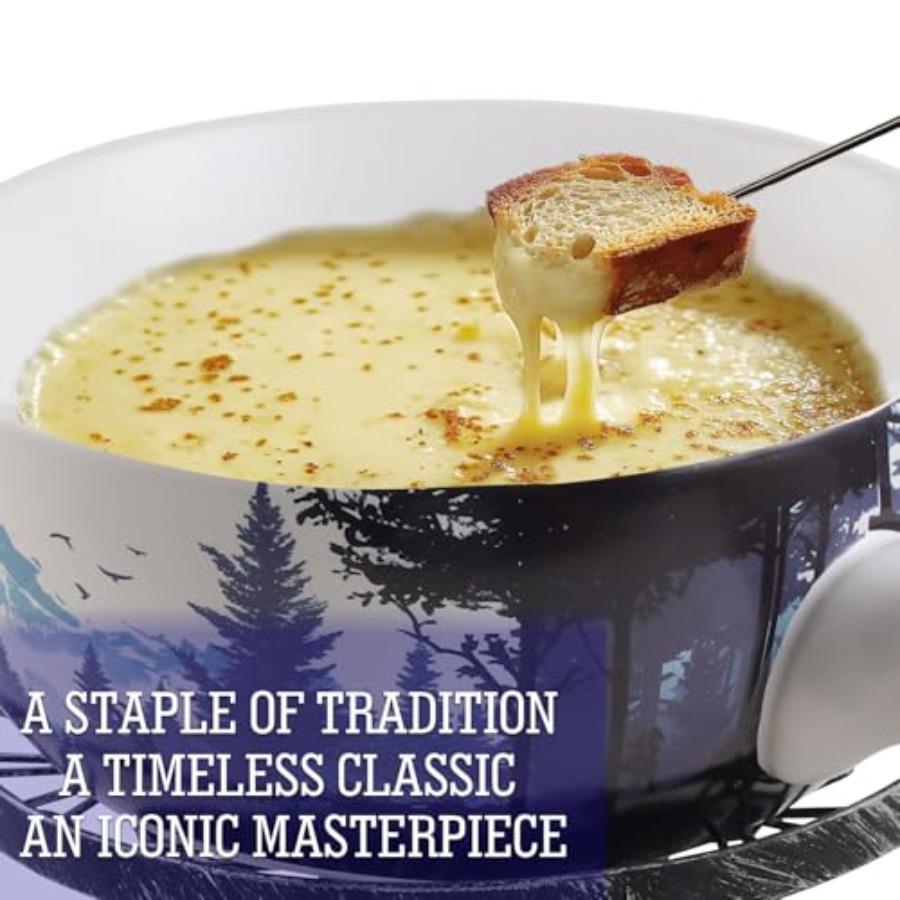 Artestia Serene Summits Swiss  - مراجعة Fondue Pot Ceramic وسعره
