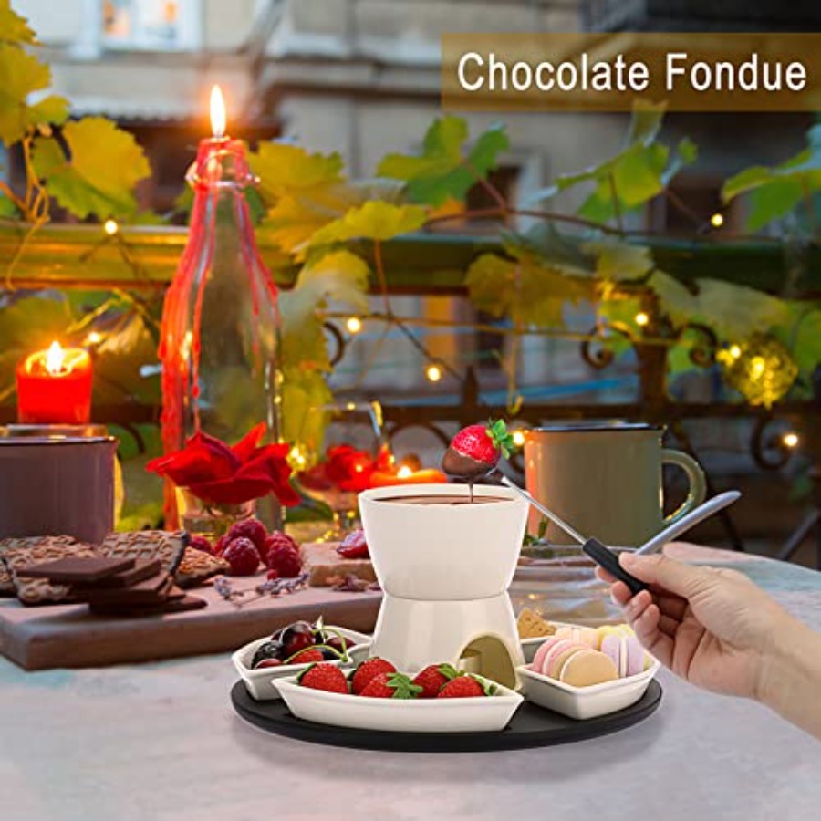 BSTKEY 300ML Ceramic Butter Wa - مراجعة Fondue Pot Ceramic وسعره