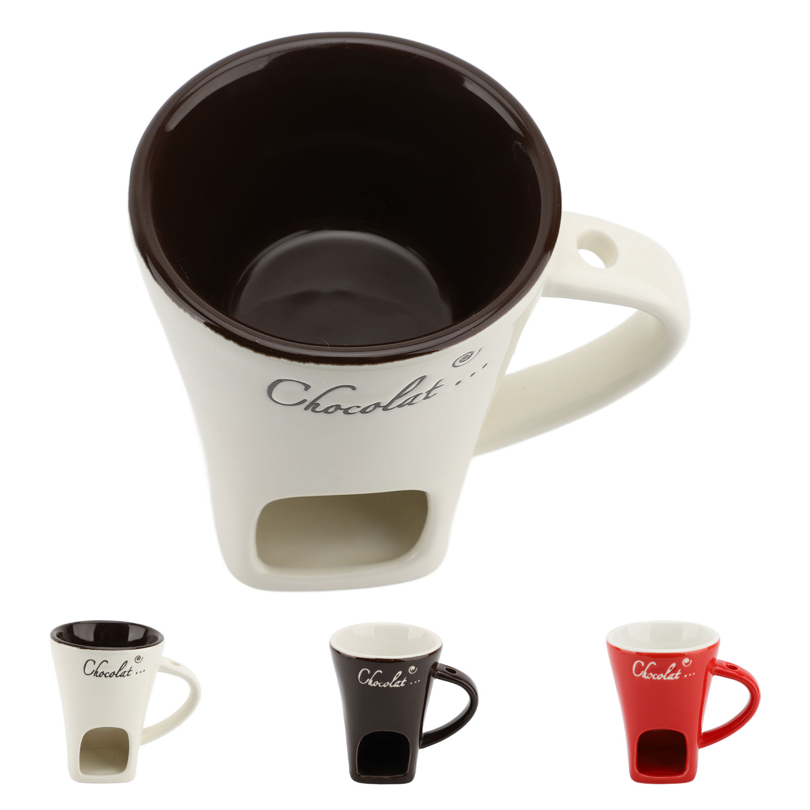 Chocolate Melting Fondue Mug C - مراجعة Fondue Pot Ceramic وسعره