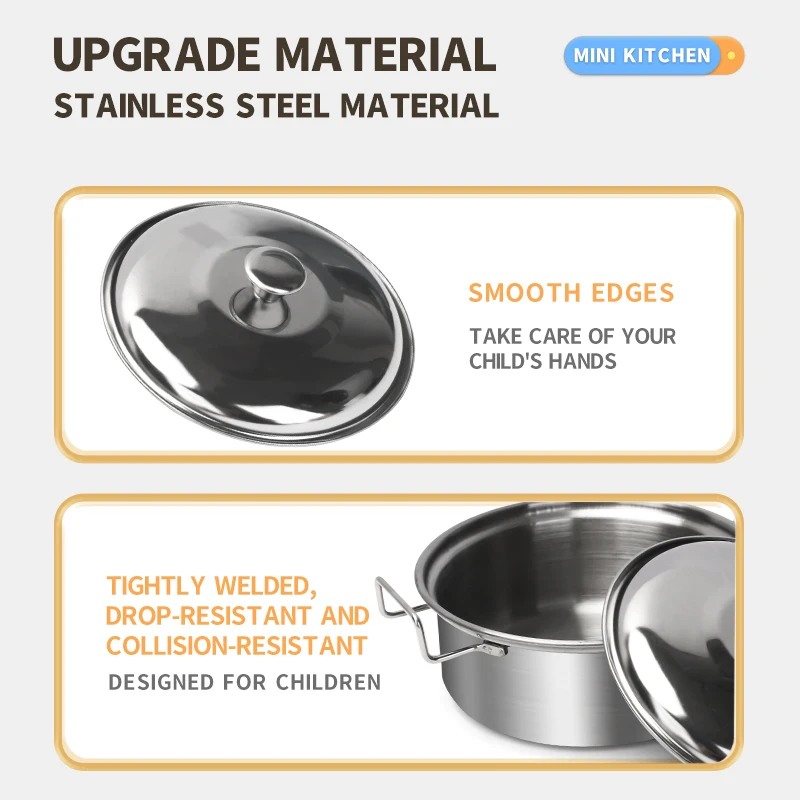 Stainless Steel Kids Kitchen T - مراجعة Paella Pan Steel وسعره