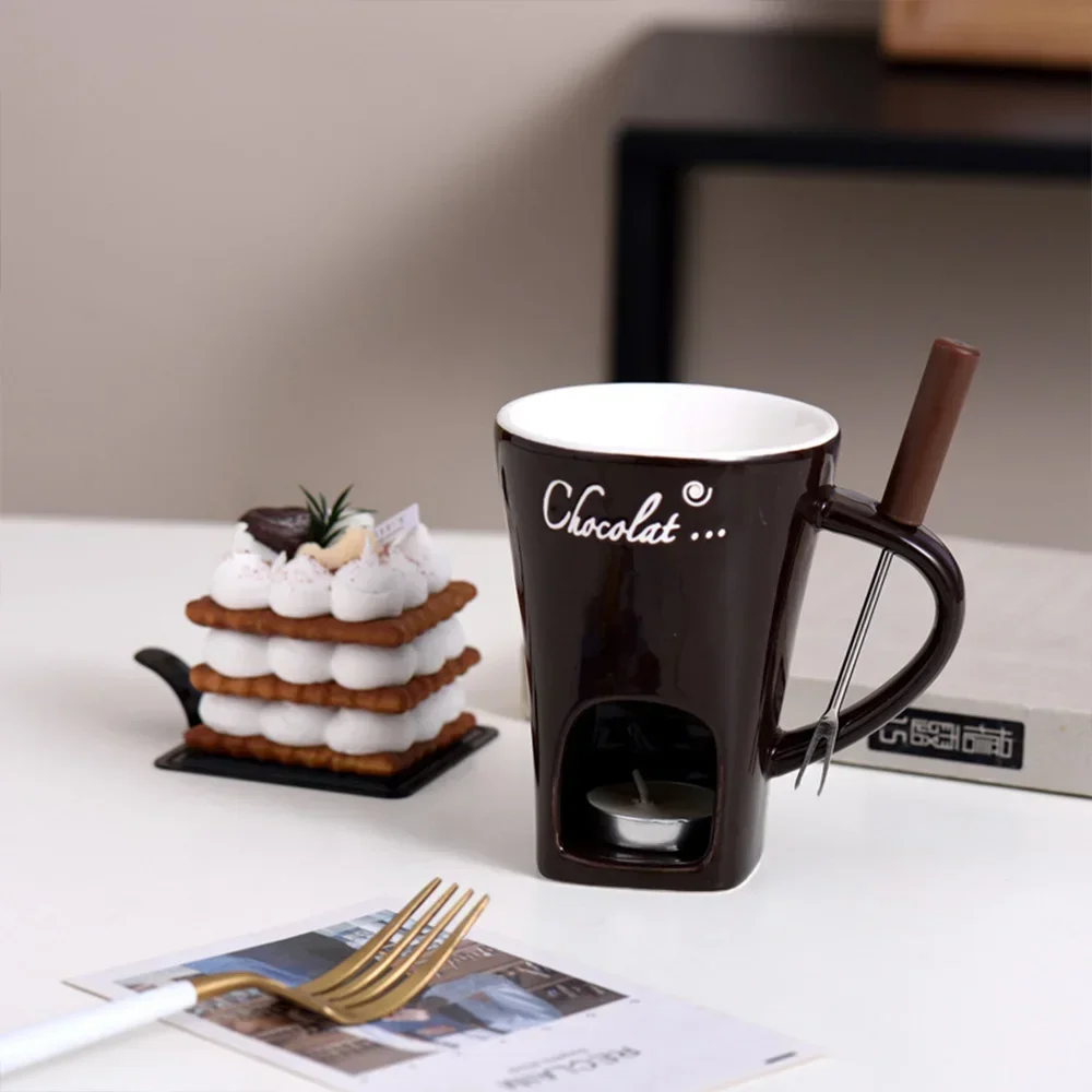 New Small Fondue Mug Set Perso - مراجعة Fondue Pot Ceramic وسعره