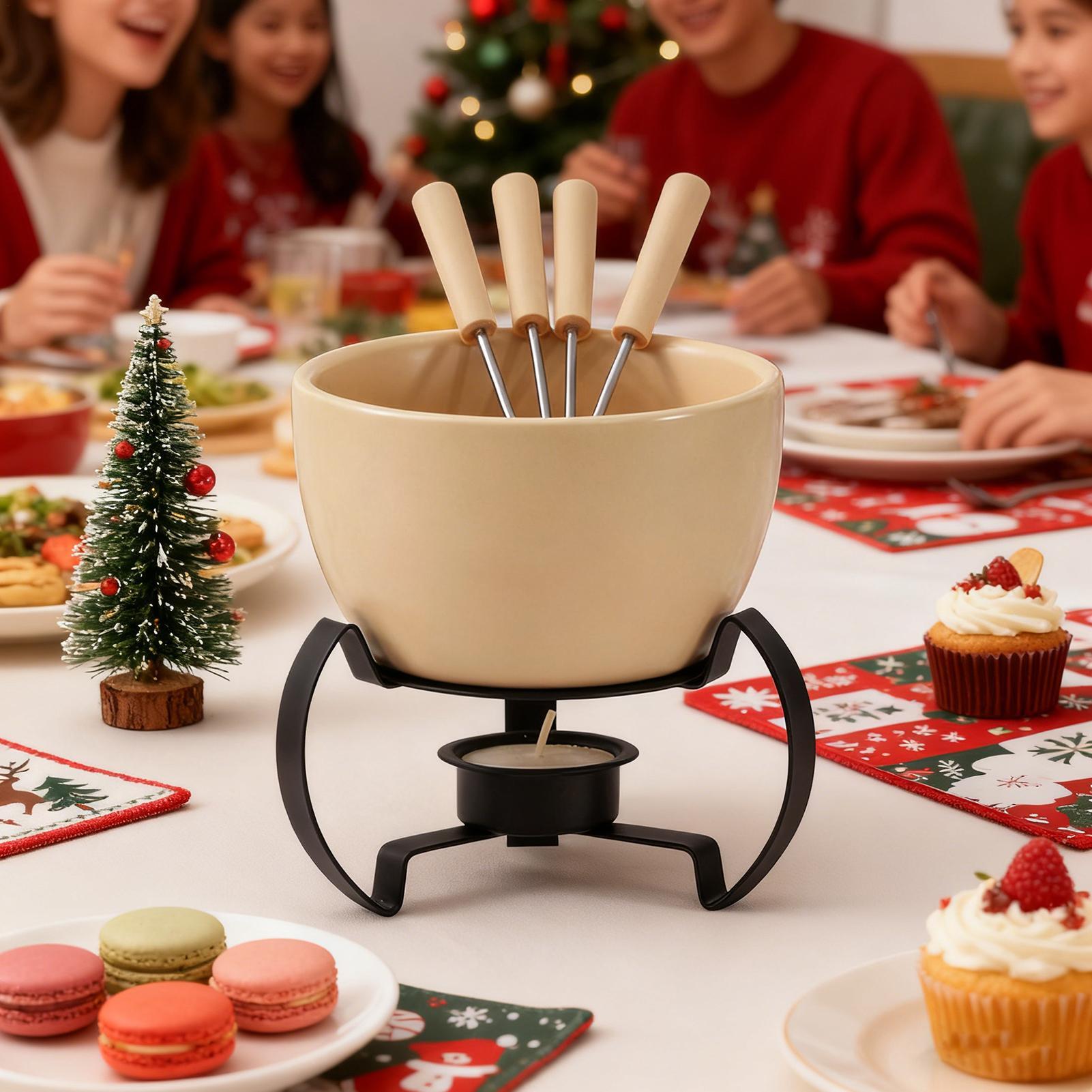450ml Mini Ceramic Fondue Mug  - مراجعة Fondue Pot Ceramic وسعره