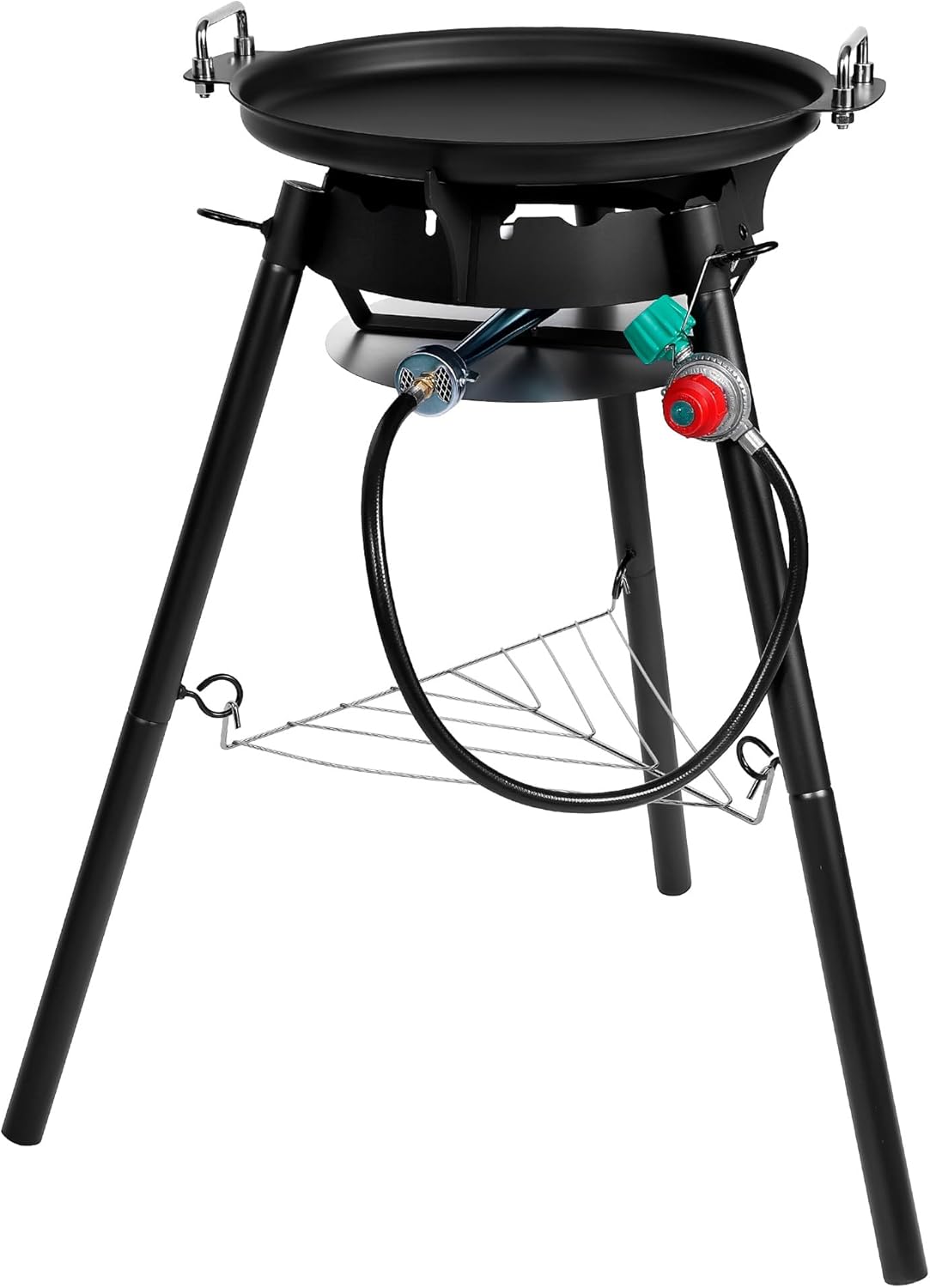 Paella Pan Set with Burner, 16 - مراجعة Paella Pan Steel وسعره