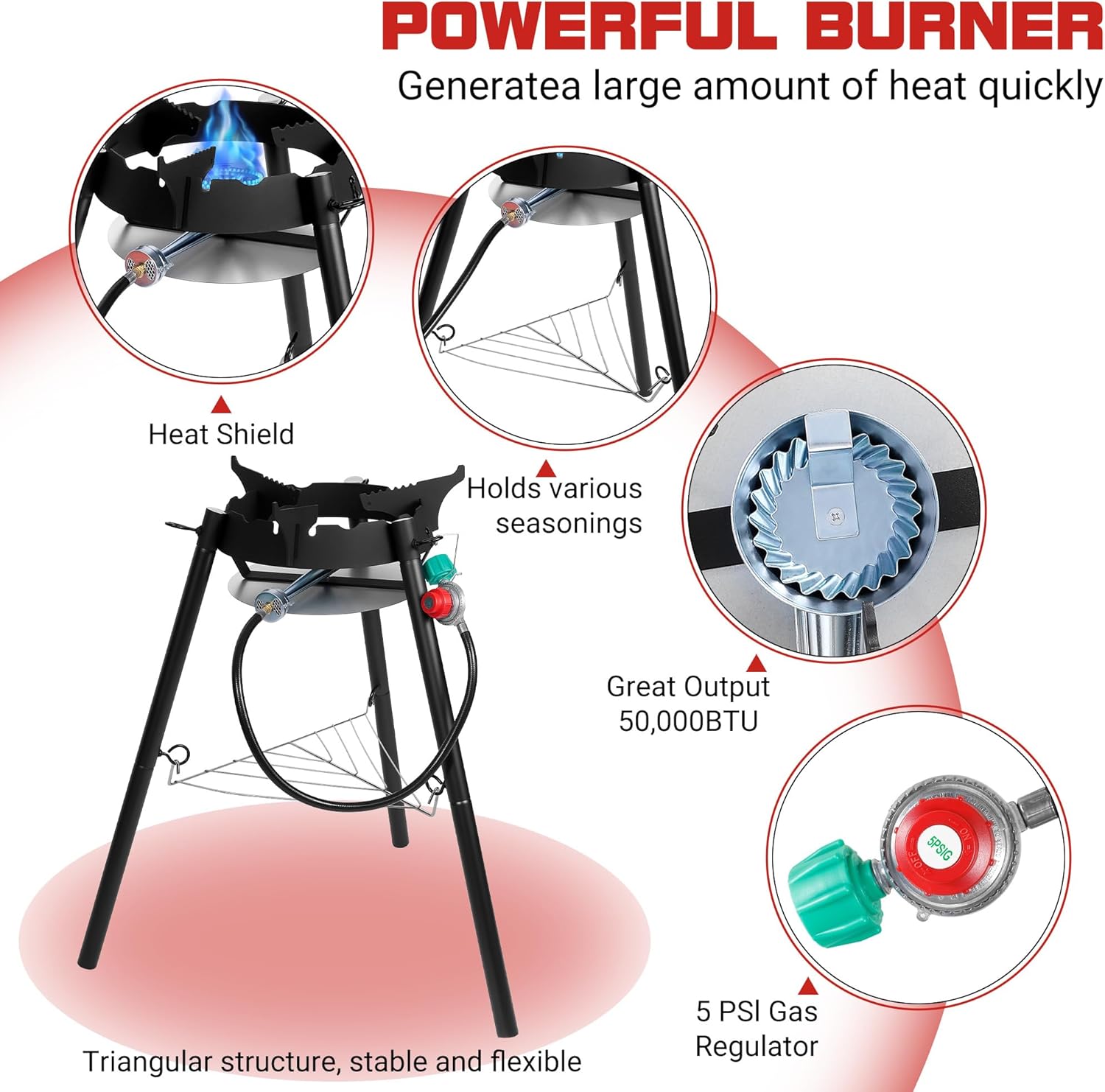 Paella Pan Set with Burner, 16 - مراجعة Paella Pan Steel وسعره