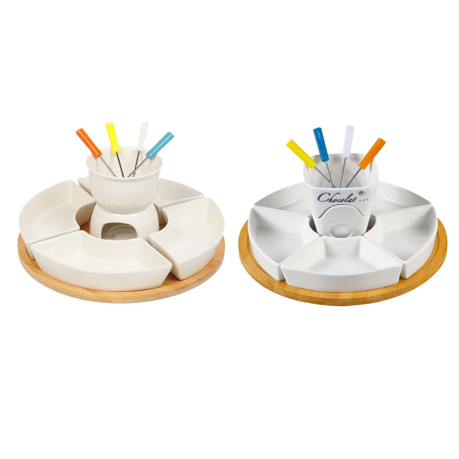 Fondue Pot Melting Pot Set, Bu - مراجعة Fondue Pot Ceramic وسعره