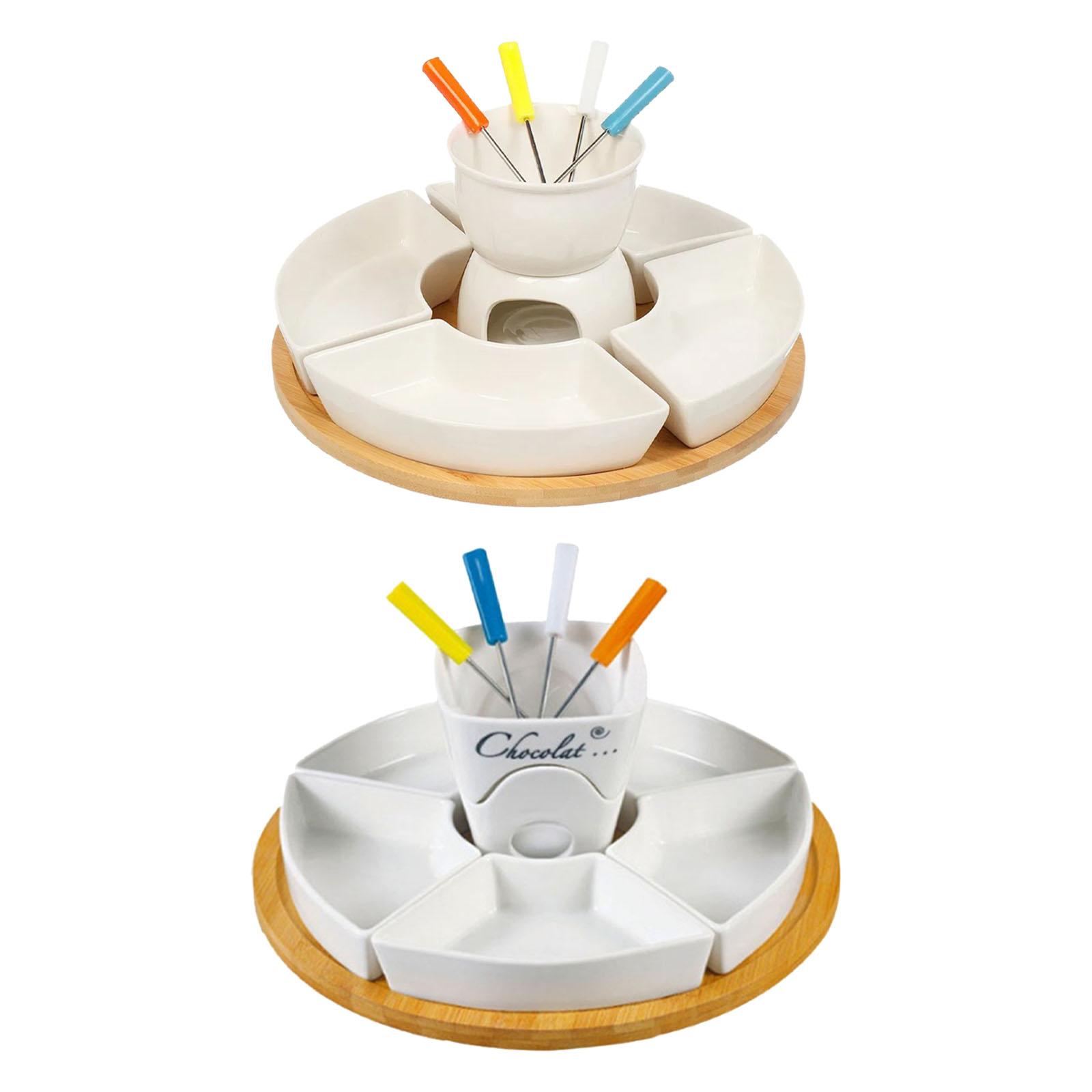 Fondue Pot Melting Pot Set, Bu - مراجعة Fondue Pot Ceramic وسعره