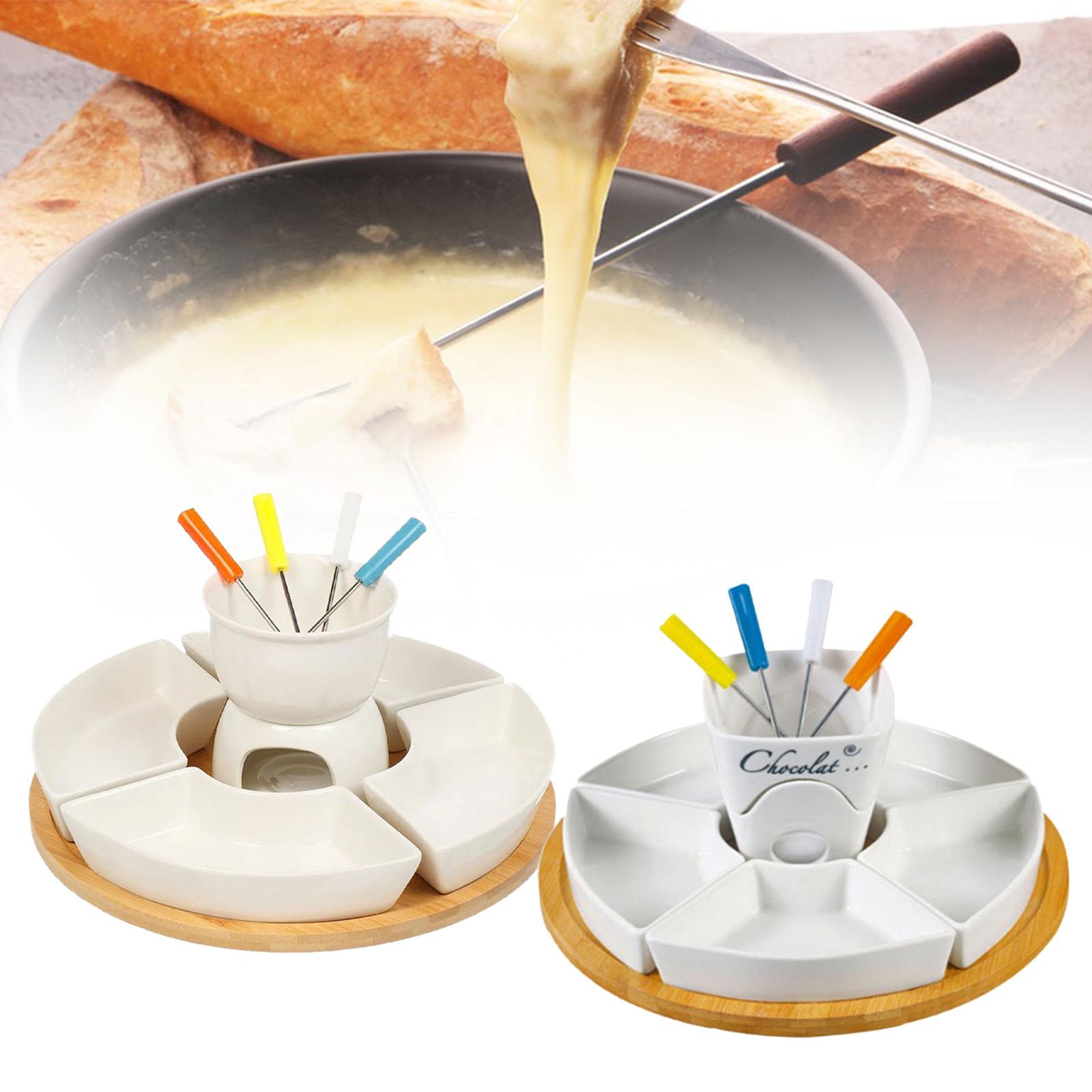 Fondue Pot Melting Pot Set, Bu - مراجعة Fondue Pot Ceramic وسعره