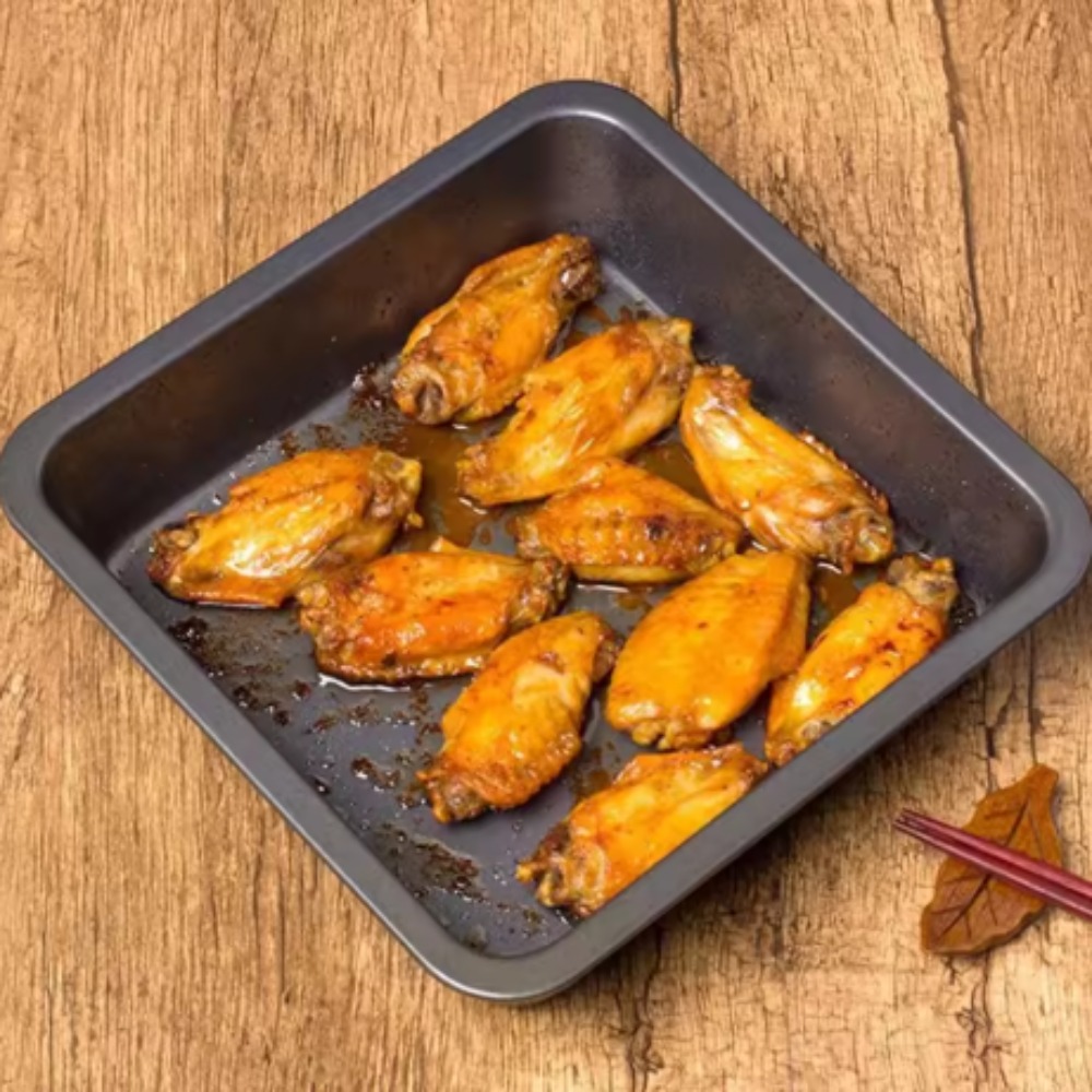 3-Piece Non-Stick Baking Trays - مراجعة Paella Pan Steel وسعره