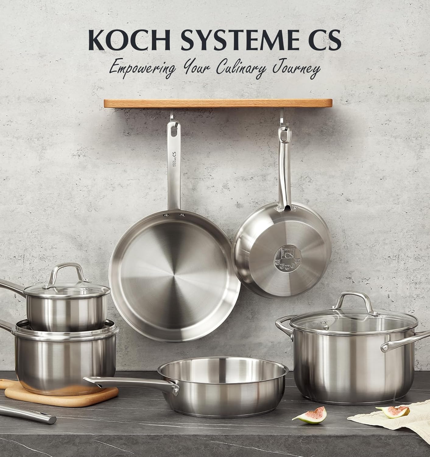 KOCH SYSTEME CS 10 Piece Stain - مراجعة Paella Pan Steel وسعره