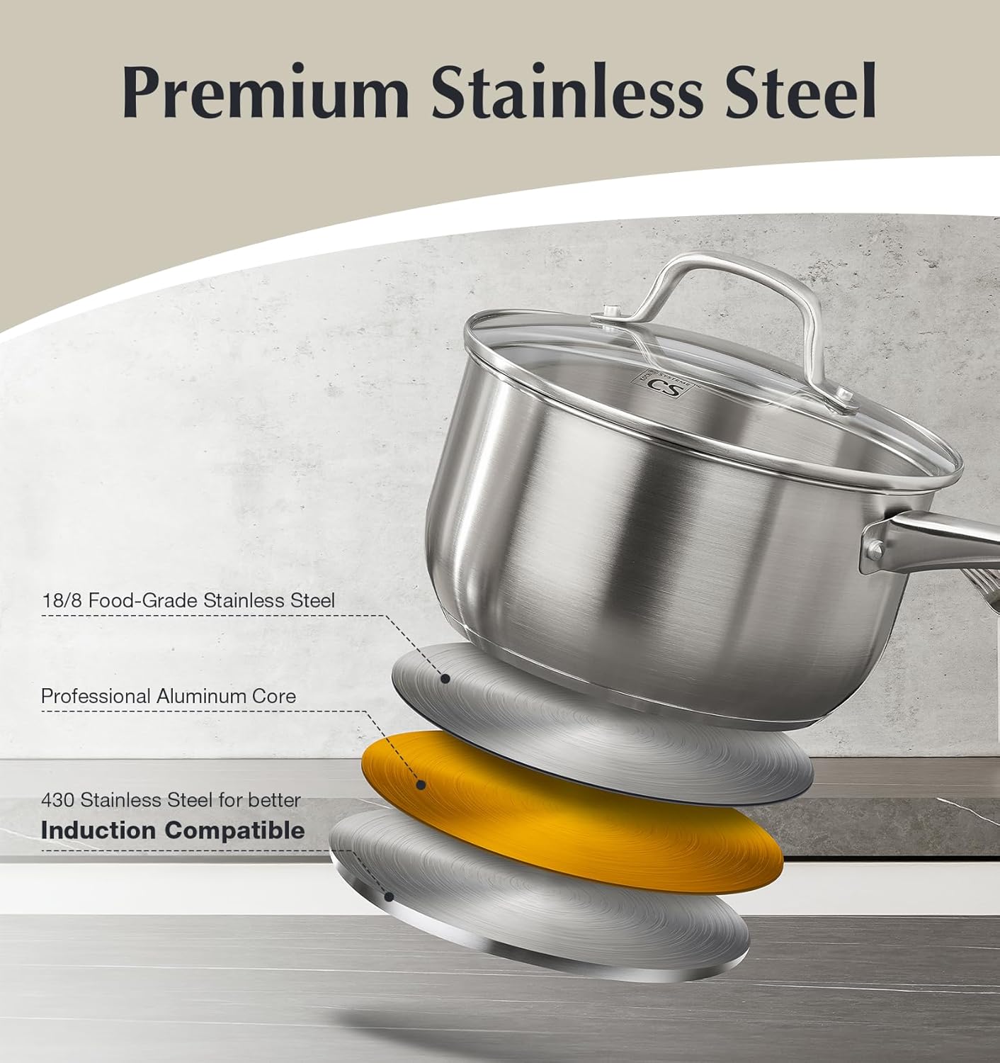 KOCH SYSTEME CS 10 Piece Stain - مراجعة Paella Pan Steel وسعره