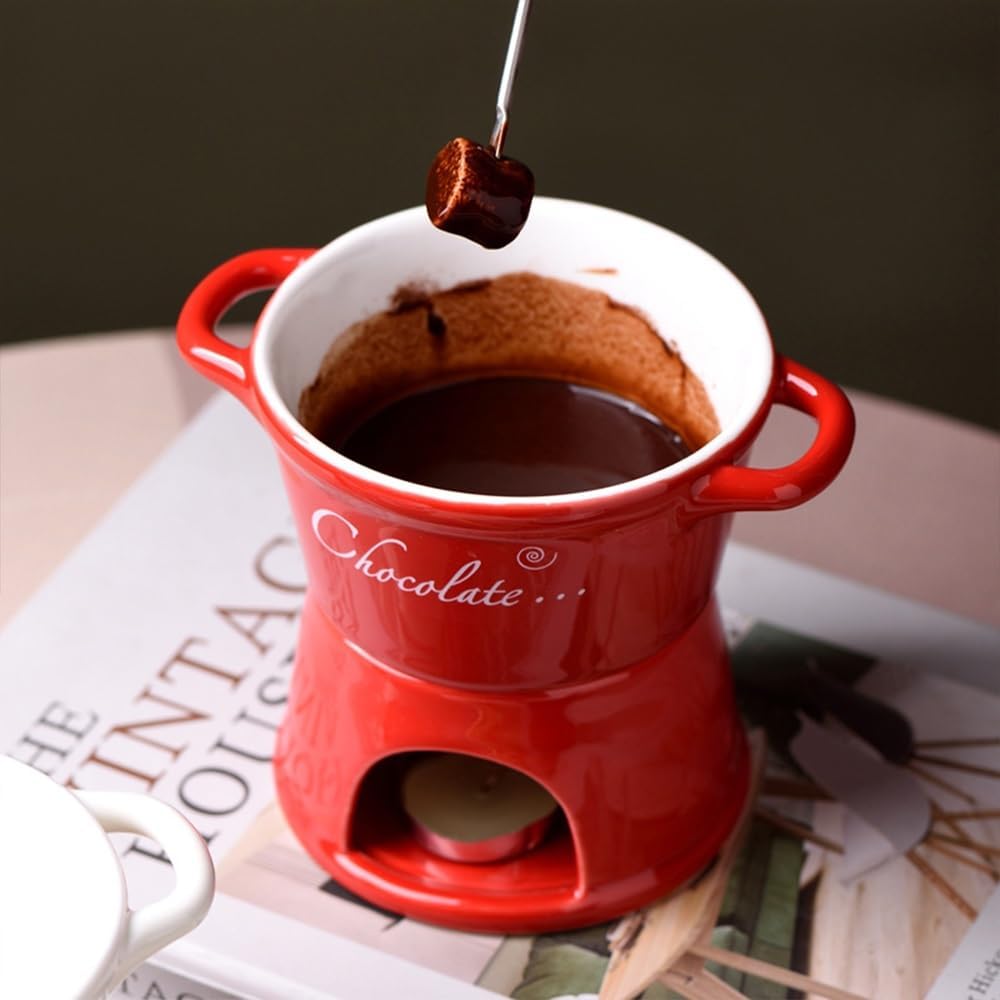 Chocolate Fondue Cup Creative  - مراجعة Fondue Pot Ceramic وسعره