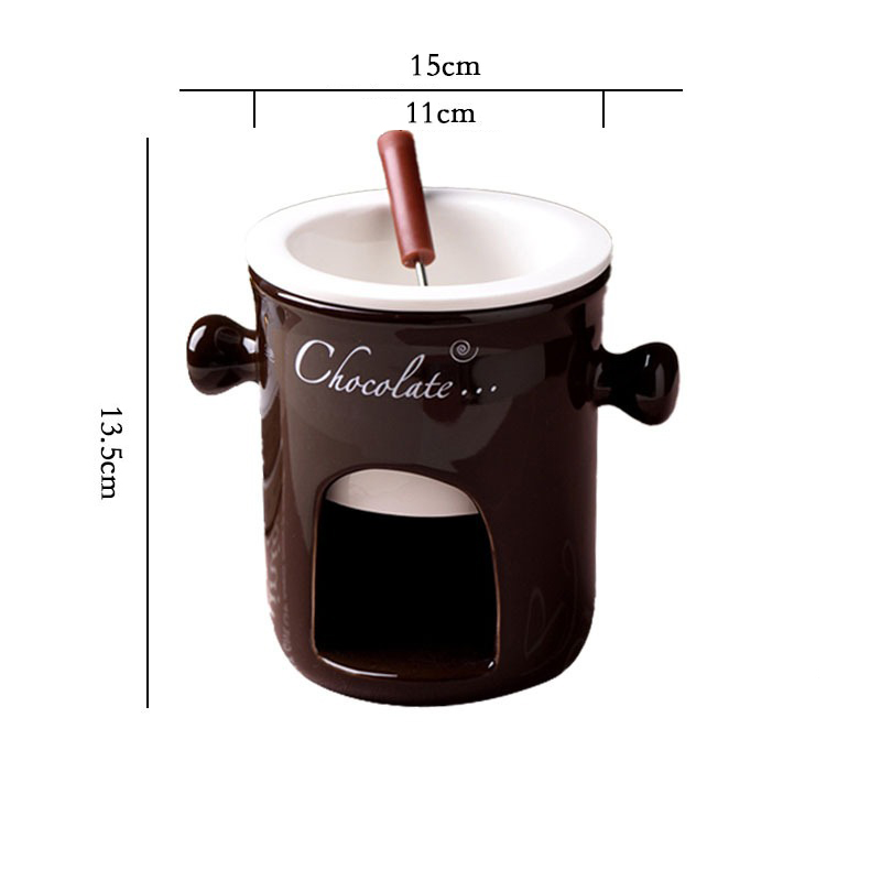 Chocolate Fondue Cup Creative  - مراجعة Fondue Pot Ceramic وسعره