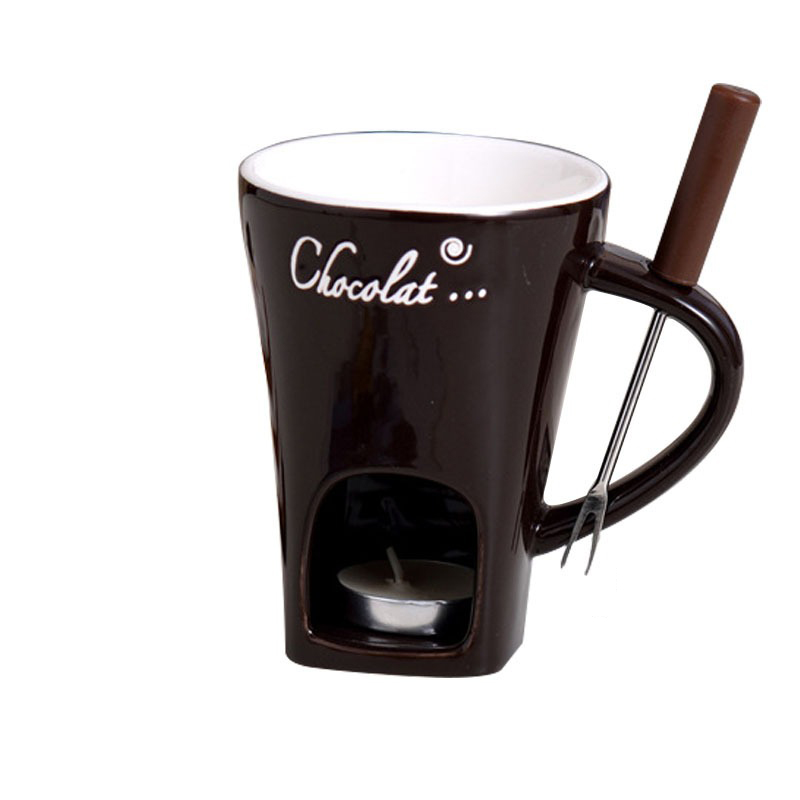 Chocolate Fondue Cup Creative  - مراجعة Fondue Pot Ceramic وسعره