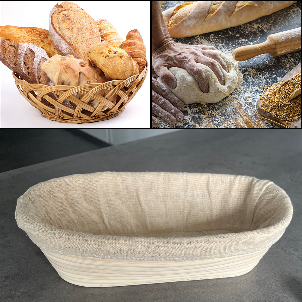 Oval Baking Tools Banneton Set - مراجعة Paella Pan Steel وسعره