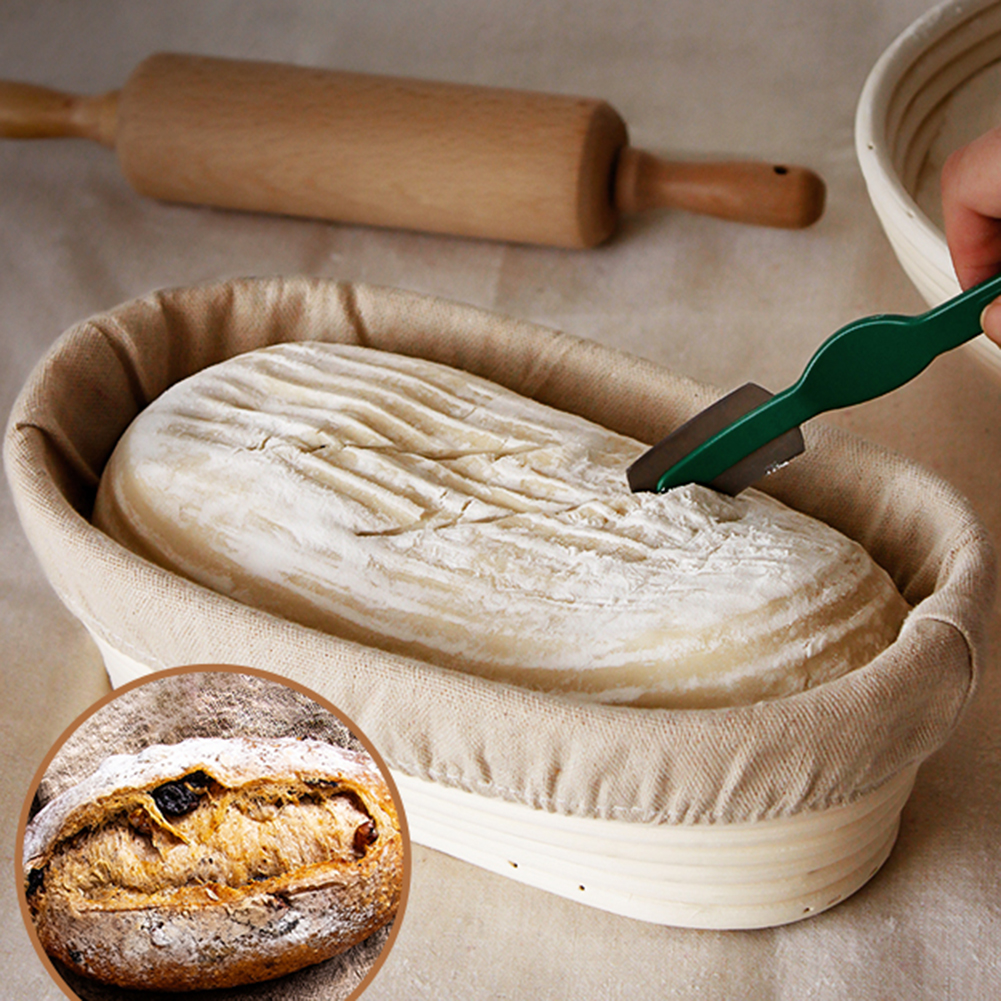 Oval Baking Tools Banneton Set - مراجعة Paella Pan Steel وسعره