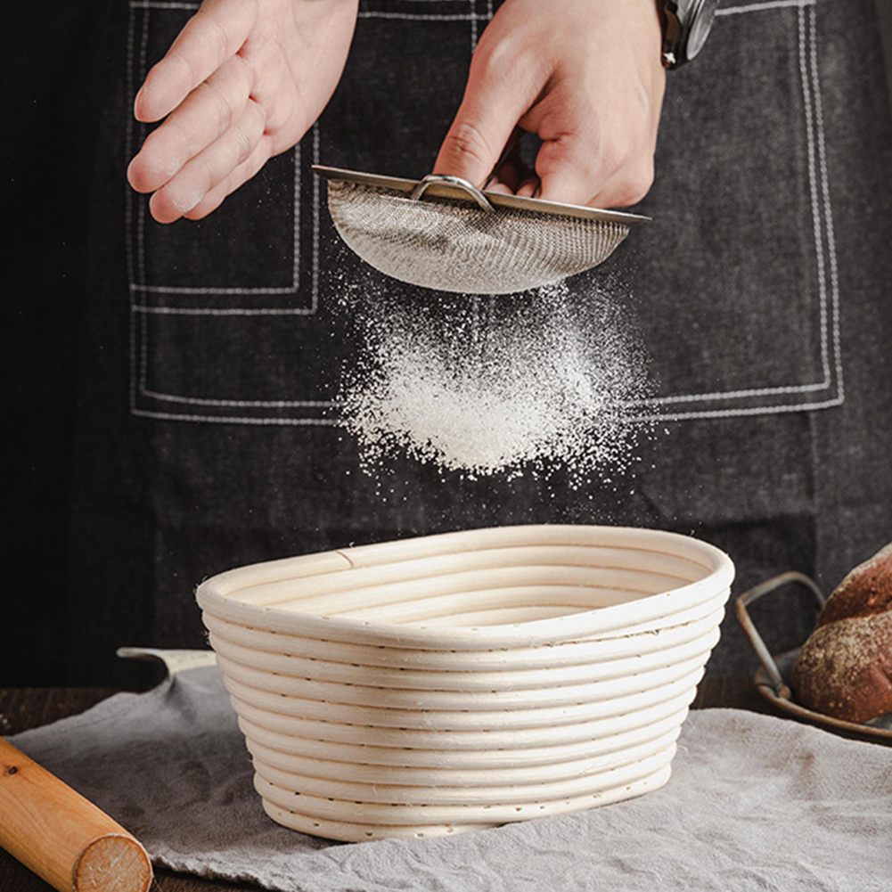 Oval Baking Tools Banneton Set - مراجعة Paella Pan Steel وسعره