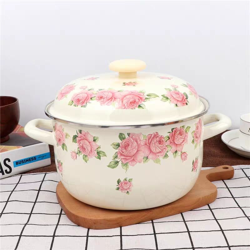Thickened 16-24cm Elegant Pink - مراجعة Fondue Pot Ceramic وسعره