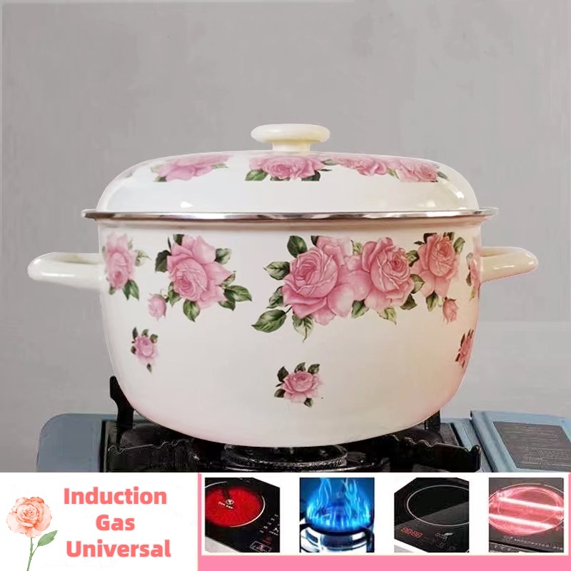 Thickened 16-24cm Elegant Pink - مراجعة Fondue Pot Ceramic وسعره