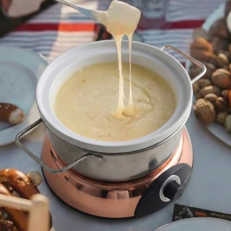 Artestia Electric Fondue Pot S - مراجعة Fondue Pot Ceramic وسعره