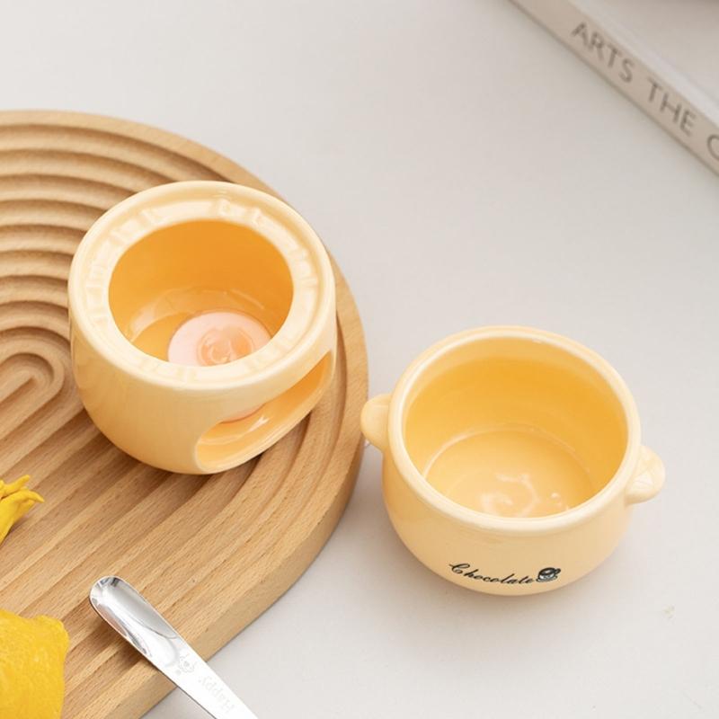 E8BD Ceramic Chocolate Melting - مراجعة Fondue Pot Ceramic وسعره