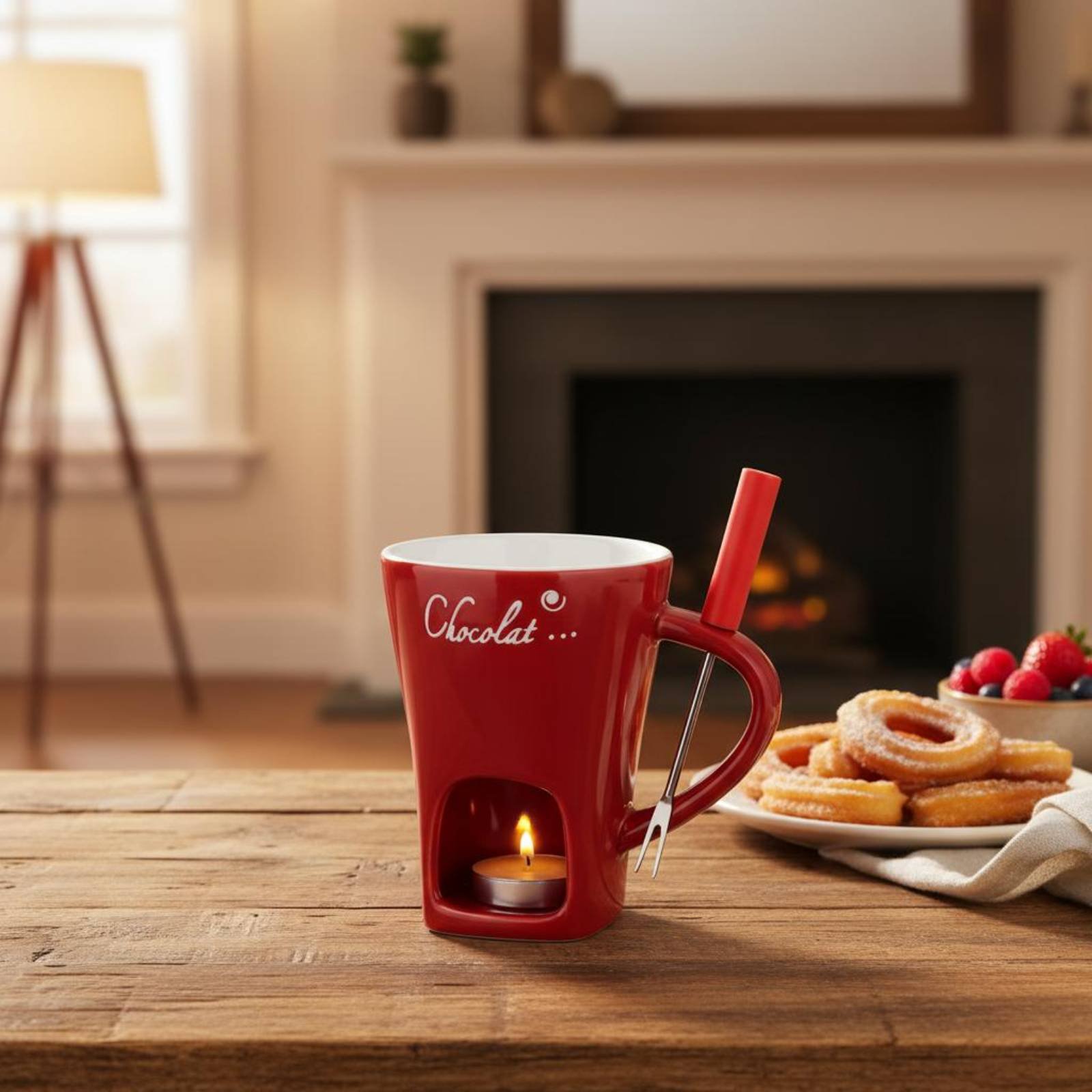 Chocolate Fondue Mug Versatile - مراجعة Fondue Pot Ceramic وسعره