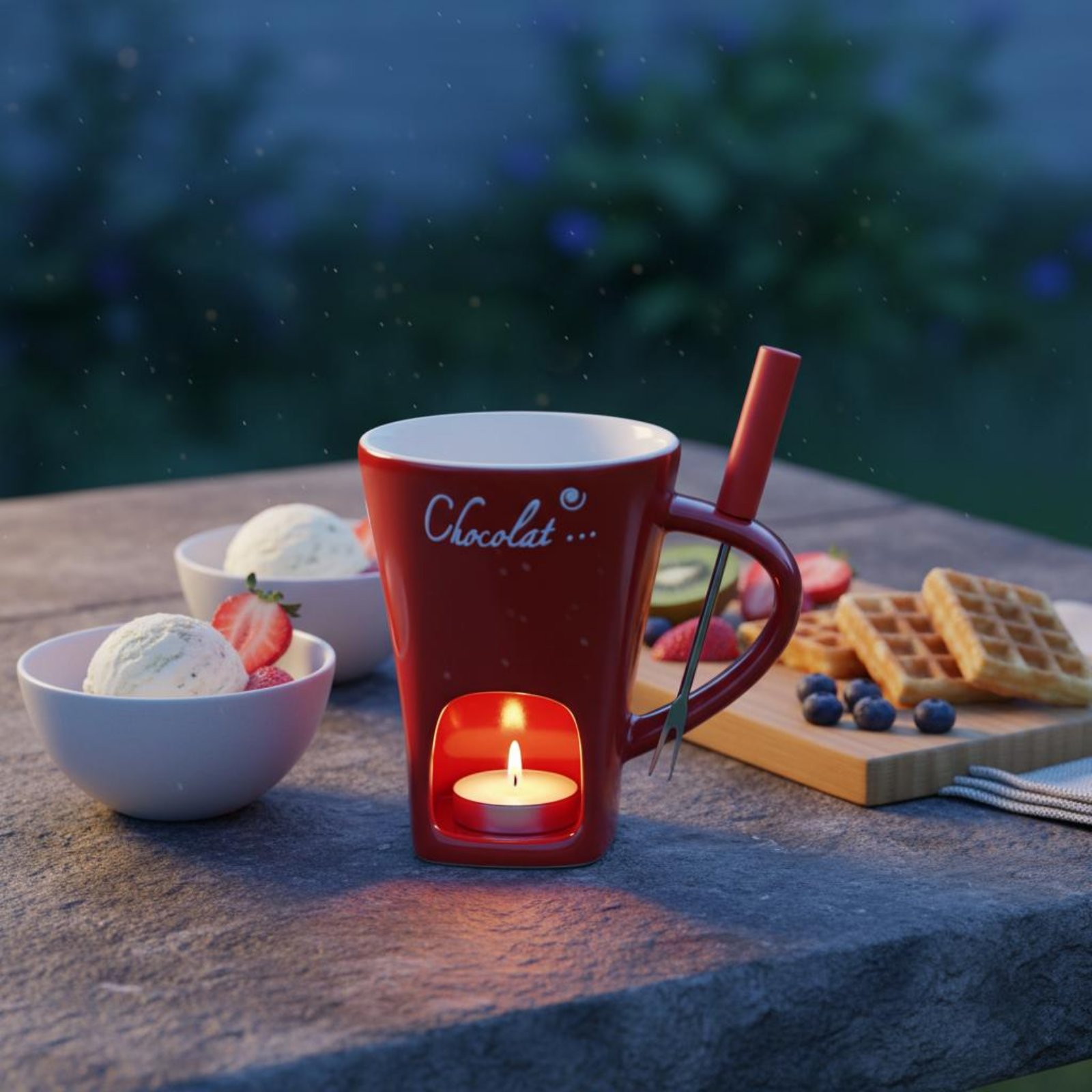 Chocolate Fondue Mug Versatile - مراجعة Fondue Pot Ceramic وسعره