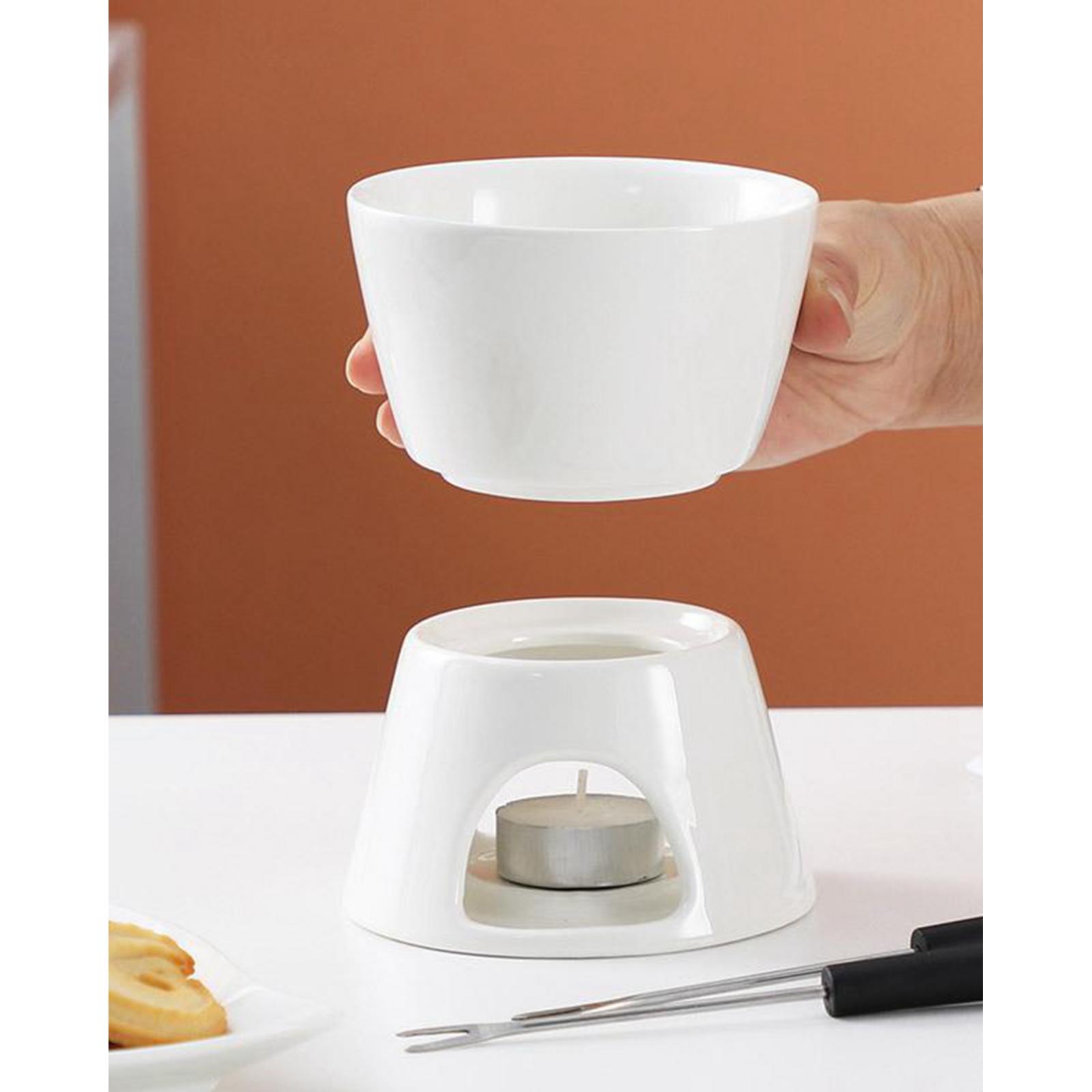 Ceramic Chocolate Cheese Fondu - مراجعة Fondue Pot Ceramic وسعره